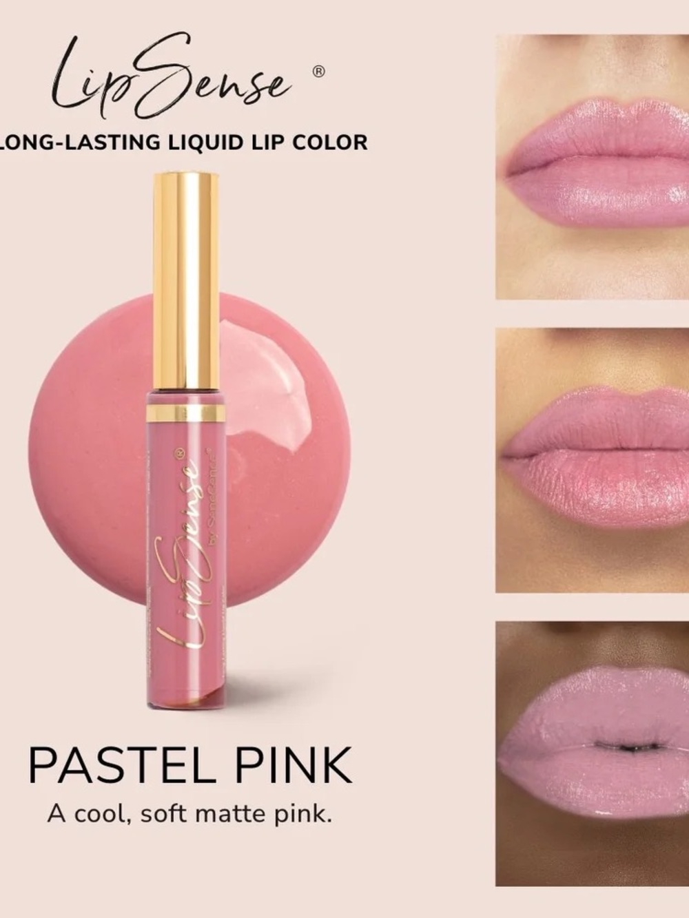 NWT LipSense Pastel Pink